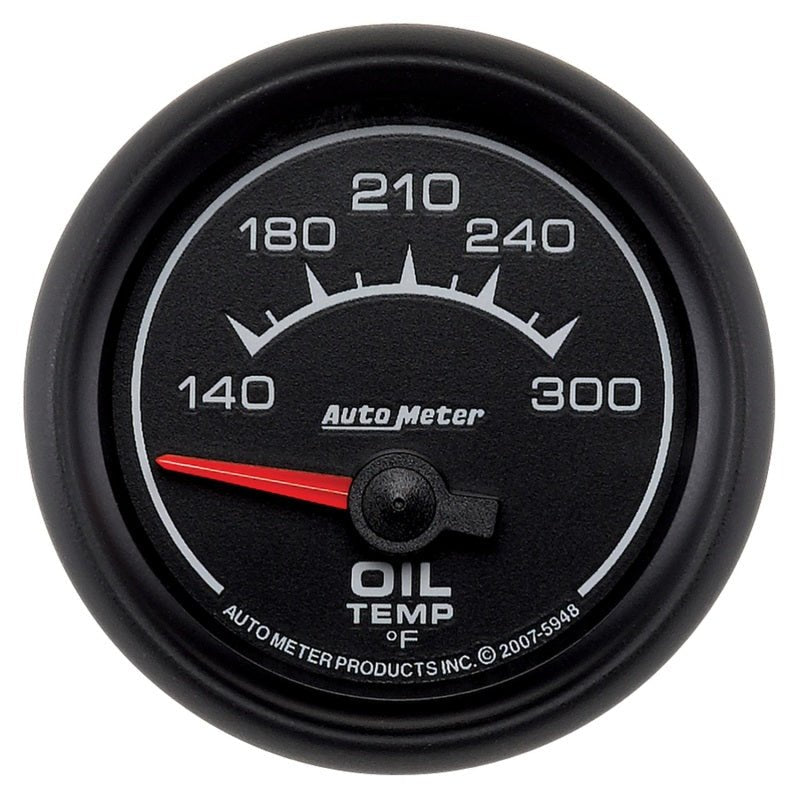 AutoMeter - AutoMeter Gauge Oil Temp 2-1/16in. 140-300 Deg. F Electric Es - Demon Performance