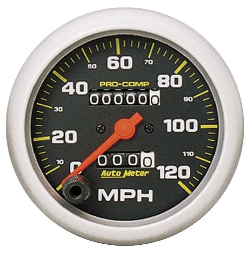 AutoMeter - AutoMeter Gauge Speedometer 3-3/8in. 120MPH Mechanical Pro-Comp - Demon Performance