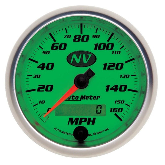 AutoMeter - AutoMeter Gauge Speedometer 3-3/8in. 160MPH Elec. Programmable NV - Demon Performance