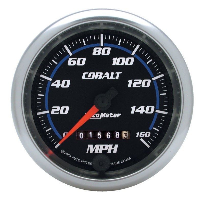 AutoMeter - AutoMeter Gauge Speedometer 3-3/8in. 160MPH Mechanical Cobalt - Demon Performance