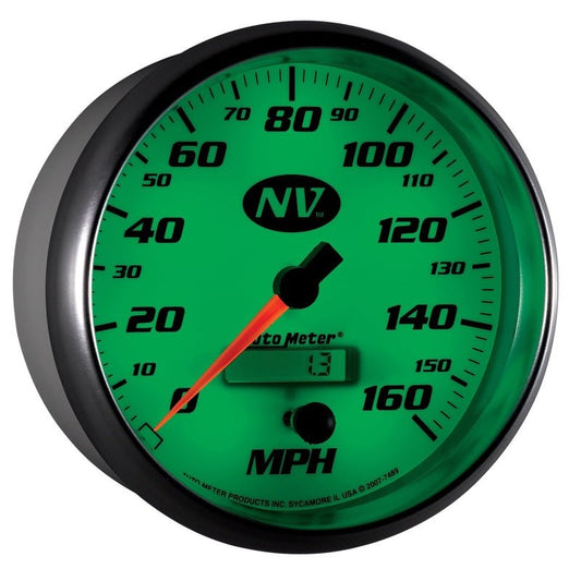 AutoMeter - AutoMeter Gauge Speedometer 5in. 160MPH Elec. Programmable NV - Demon Performance
