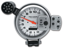 AutoMeter - AutoMeter Gauge Tach 5in. 11K RPM Pro-Stock Pedestal W/ Super Lite & Peak Mem Ul - Demon Performance