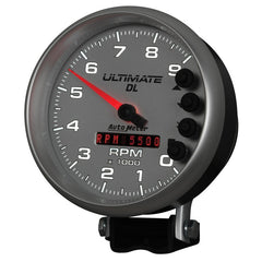 AutoMeter - AutoMeter Gauge Tach 5in. 9K RPM Pedestal Datalogging Ultimate Dl Playback Silver - Demon Performance