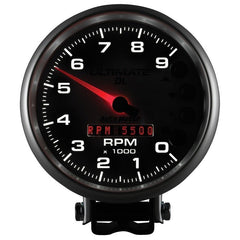AutoMeter - AutoMeter Gauge Tach 5in. 9K RPM Pedestal Datalogging Ultimate Dl Playback Silver - Demon Performance