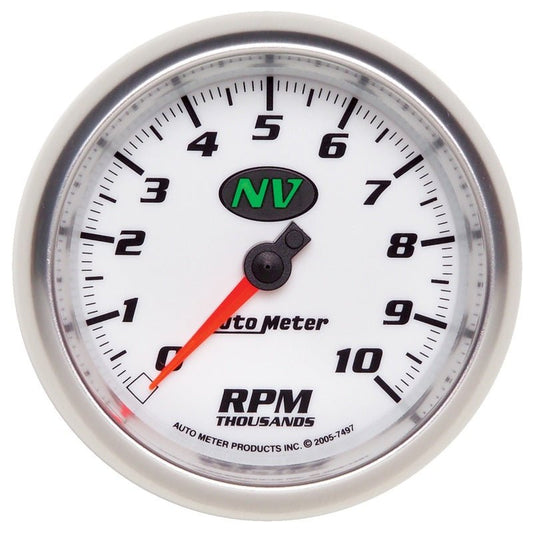 AutoMeter - AutoMeter Gauge Tachometer 3-3/8in. 10K RPM In-Dash NV - Demon Performance