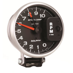 AutoMeter - AutoMeter Gauge Tachometer 5in. 10K RPM Pedestal W/ Red Line Sport-Comp - Demon Performance