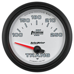 AutoMeter - AutoMeter Gauge Transmission Temp 2-5/8in. 100-250 Deg. F Electric Phantom II - Demon Performance