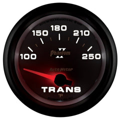 AutoMeter - AutoMeter Gauge Transmission Temp 2-5/8in. 100-250 Deg. F Electric Phantom II - Demon Performance