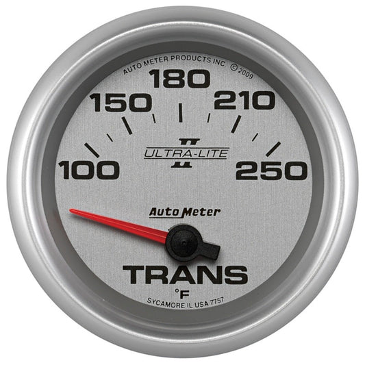 AutoMeter - AutoMeter Gauge Transmission Temp 2-5/8in. 100-250 Deg. F Electric Ultra-Lite II - Demon Performance