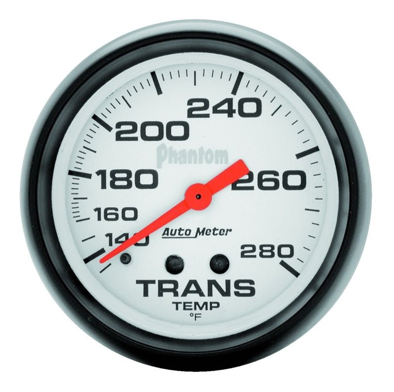 AutoMeter - AutoMeter Gauge Transmission Temp 2-5/8in. 140-280 Deg. F Mechanical Phantom - Demon Performance