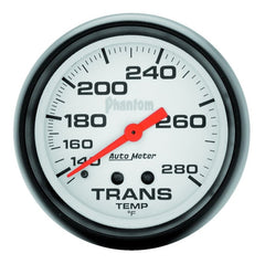 AutoMeter - AutoMeter Gauge Transmission Temp 2-5/8in. 140-280 Deg. F Mechanical Phantom - Demon Performance