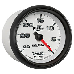 AutoMeter - AutoMeter Gauge Vacuum 2-5/8in. 30Inhg Mechanical Phantom II - Demon Performance