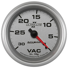 AutoMeter - AutoMeter Gauge Vacuum 2-5/8in. 30Inhg Mechanical Ultra-Lite II - Demon Performance