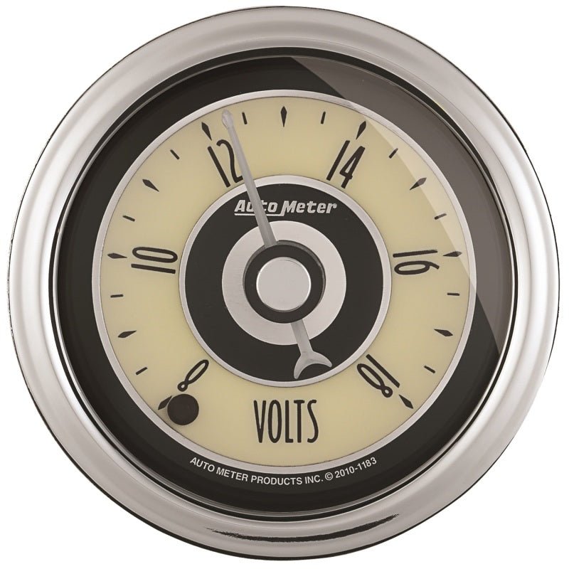 AutoMeter - AutoMeter Gauge Voltmeter 2-1/16in. 18V Digital Stepper Motor Cruiser Ad - Demon Performance
