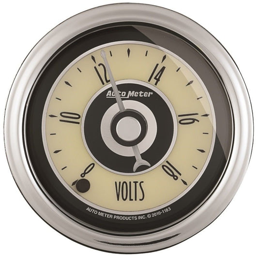 AutoMeter - AutoMeter Gauge Voltmeter 2-1/16in. 18V Digital Stepper Motor Cruiser Ad - Demon Performance