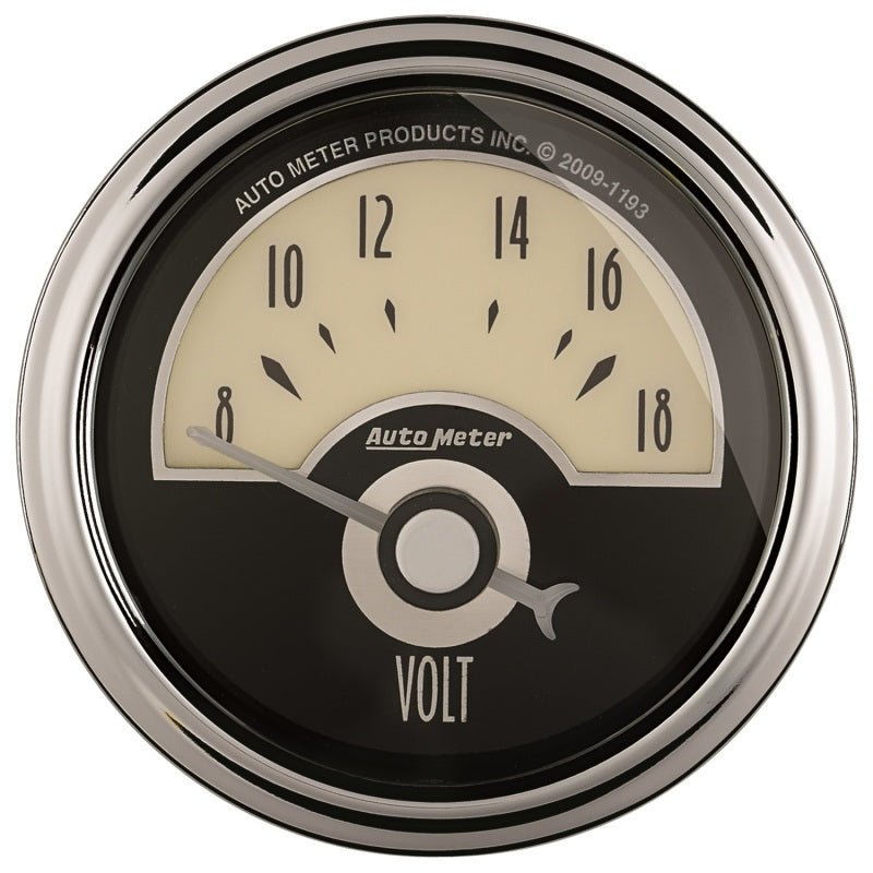 AutoMeter - AutoMeter Gauge Voltmeter 2-1/16in. 18V Elec Cruiser Ad - Demon Performance