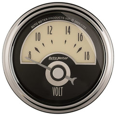 AutoMeter - AutoMeter Gauge Voltmeter 2-1/16in. 18V Elec Cruiser Ad - Demon Performance