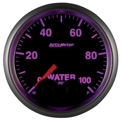 AutoMeter - AutoMeter Gauge Water Press 2-1/16in. 100PSI Stepper Motor W/Peak & Warn Elite - Demon Performance