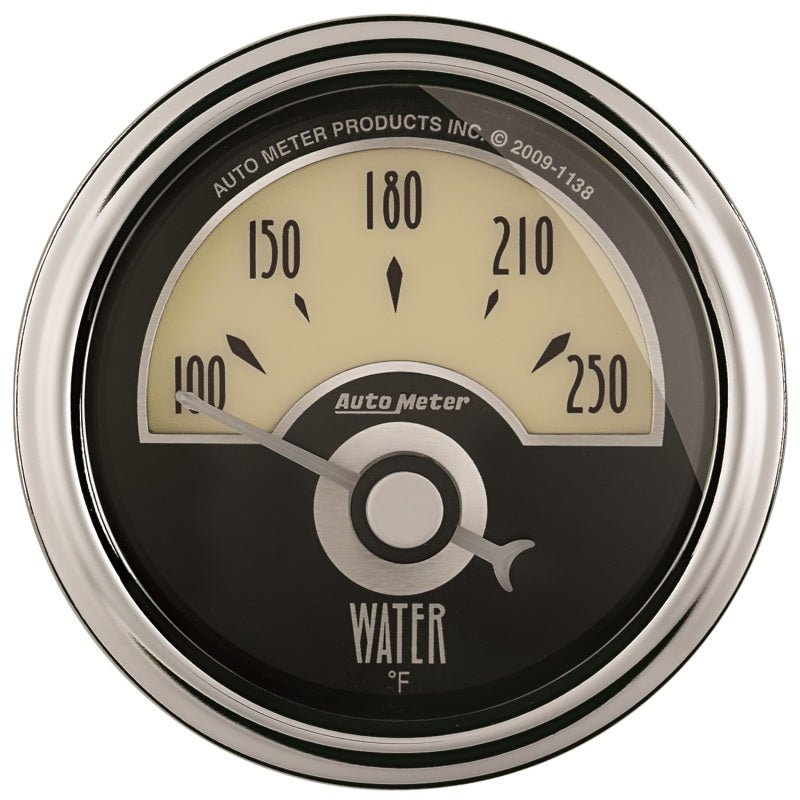 AutoMeter - AutoMeter Gauge Water Temp 2-1/16in. 250 Deg. F Elec Cruiser Ad - Demon Performance