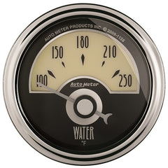 AutoMeter - AutoMeter Gauge Water Temp 2-1/16in. 250 Deg. F Elec Cruiser Ad - Demon Performance