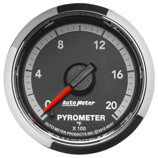 AutoMeter - Autometer Gen4 Dodge Factory Match 52.4mm Full Sweep Electronic 0-2000 Deg F EGT/Pyrometer Gauge - Demon Performance