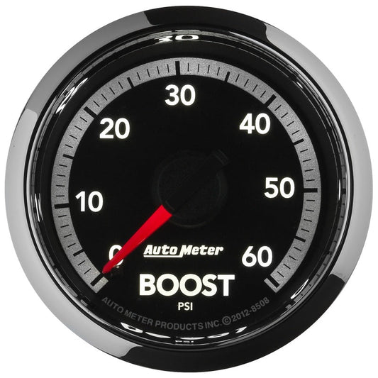 AutoMeter - Autometer Gen4 Dodge Factory Match 52.4mm Mechanical 0-60 PSI Boost Gauge - Demon Performance