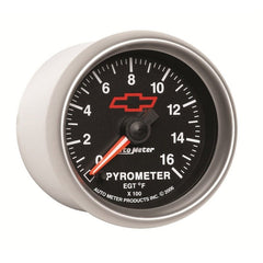 AutoMeter - Autometer GM Full Sweep Electric 52mm 0-1600 degree F Pyrometer - Demon Performance