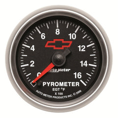 AutoMeter - Autometer GM Full Sweep Electric 52mm 0-1600 degree F Pyrometer - Demon Performance