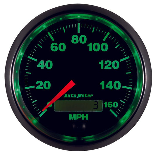 AutoMeter - Autometer GS 3-3/8 inch 160 MPH In Dash Speedometer Gauge - Demon Performance