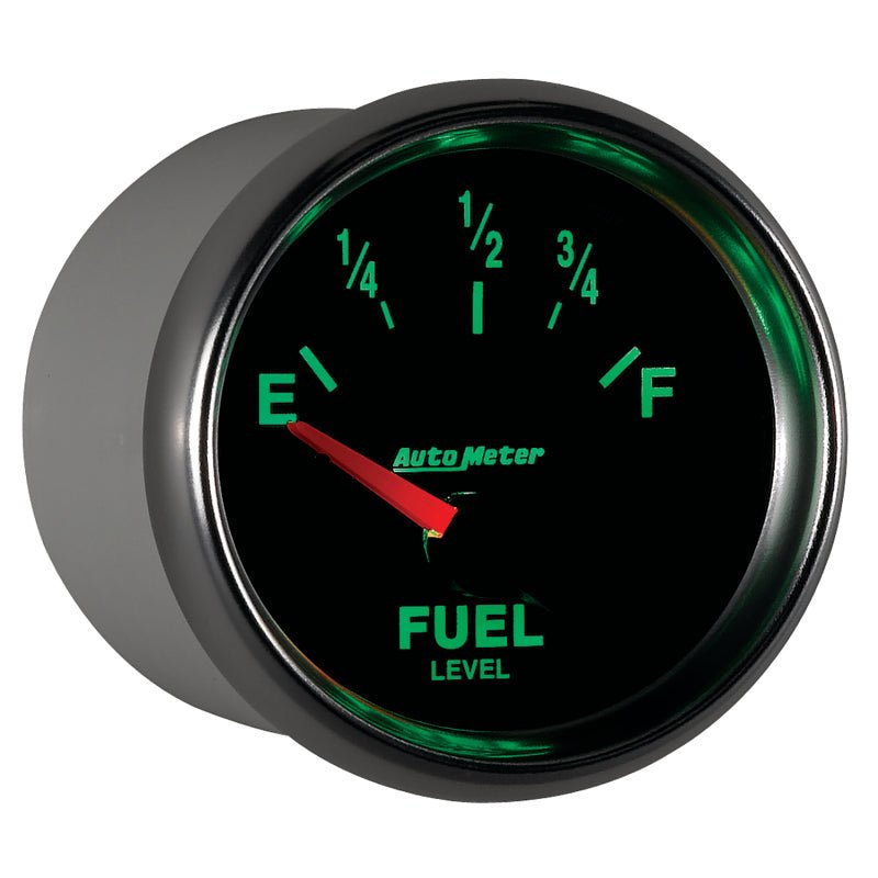 AutoMeter - Autometer GS 52mm 0-90 ohms Short Sweep Electronic Fuel Level GM Gauge - Demon Performance