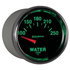 AutoMeter - Autometer GS 52mm 100-250 Deg F Short Sweep Electronic Water Temperature Gauge - Demon Performance