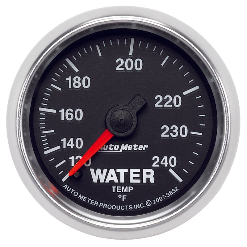 AutoMeter - Autometer GS 52mm 120-240 Deg F Mechanical Water Temperature Gauge - Demon Performance