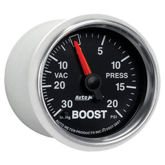 AutoMeter - Autometer GS 52mm 30 in Hg/20 psi Mechanical Vacuum/Boost Gauge - Demon Performance