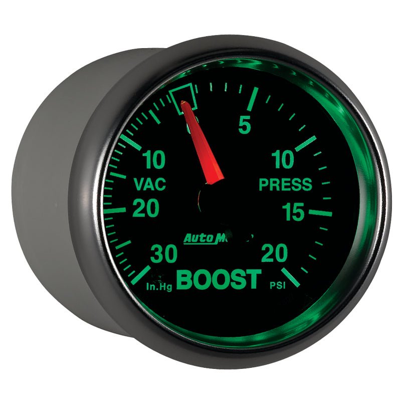 AutoMeter - Autometer GS 52mm 30 in Hg/20 psi Mechanical Vacuum/Boost Gauge - Demon Performance