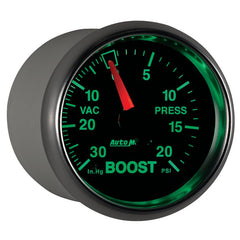 AutoMeter - Autometer GS 52mm 30 in Hg/20 psi Mechanical Vacuum/Boost Gauge - Demon Performance