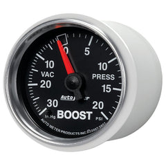 AutoMeter - Autometer GS 52mm 30 in Hg/20 psi Mechanical Vacuum/Boost Gauge - Demon Performance