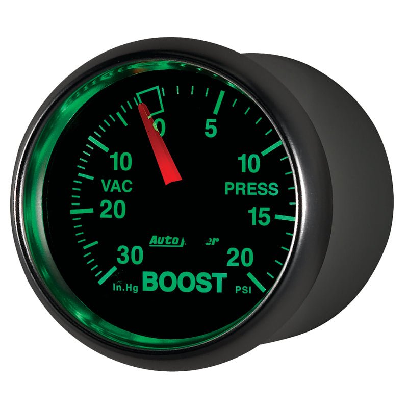 AutoMeter - Autometer GS 52mm 30 in Hg/20 psi Mechanical Vacuum/Boost Gauge - Demon Performance