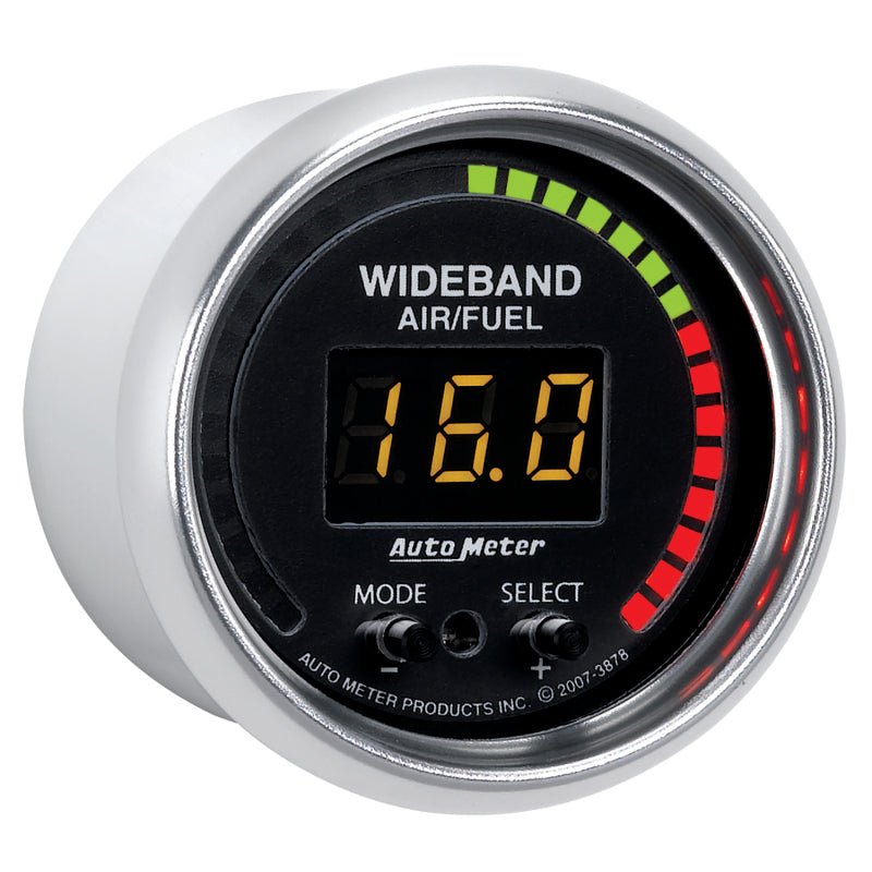 AutoMeter - Autometer GS 52mm AFR or LAMBDA Digital Wideband Air/Fuel Ratio PRO Wideband A/F Kit - Demon Performance