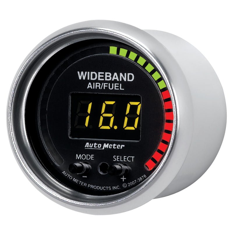 AutoMeter - Autometer GS 52mm AFR or LAMBDA Digital Wideband Air/Fuel Ratio PRO Wideband A/F Kit - Demon Performance