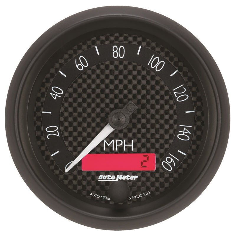 AutoMeter - Autometer GT Series 3-3/8in In Dash 0-160 MPH Electronic Programmable Speedometer - Demon Performance