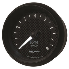 AutoMeter - Autometer GT Series 3-3/8in In Dash 8K RPM Tachometer - Demon Performance