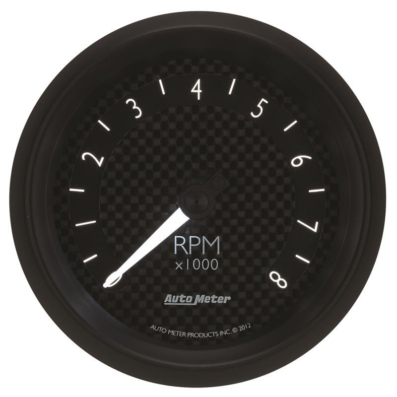 AutoMeter - Autometer GT Series 3-3/8in In Dash 8K RPM Tachometer - Demon Performance