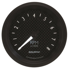 AutoMeter - Autometer GT Series 3-3/8in In Dash 8K RPM Tachometer - Demon Performance