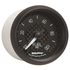AutoMeter - Autometer GT Series 52mm Full Sweep Electronic 0-100 PSI Fuel Pressure Gauge - Demon Performance