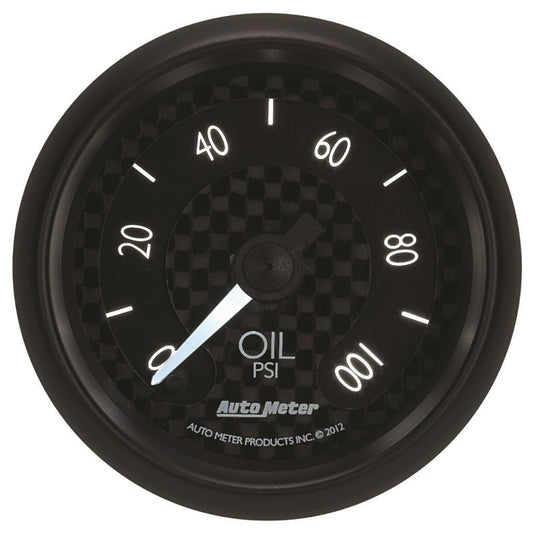 AutoMeter - Autometer GT Series 52mm Full Sweep Electronic 0-100 PSI Oil Pressure Gauge - Demon Performance