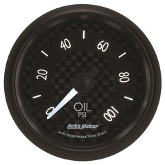 AutoMeter - Autometer GT Series 52mm Full Sweep Electronic 0-100 PSI Oil Pressure Gauge - Demon Performance