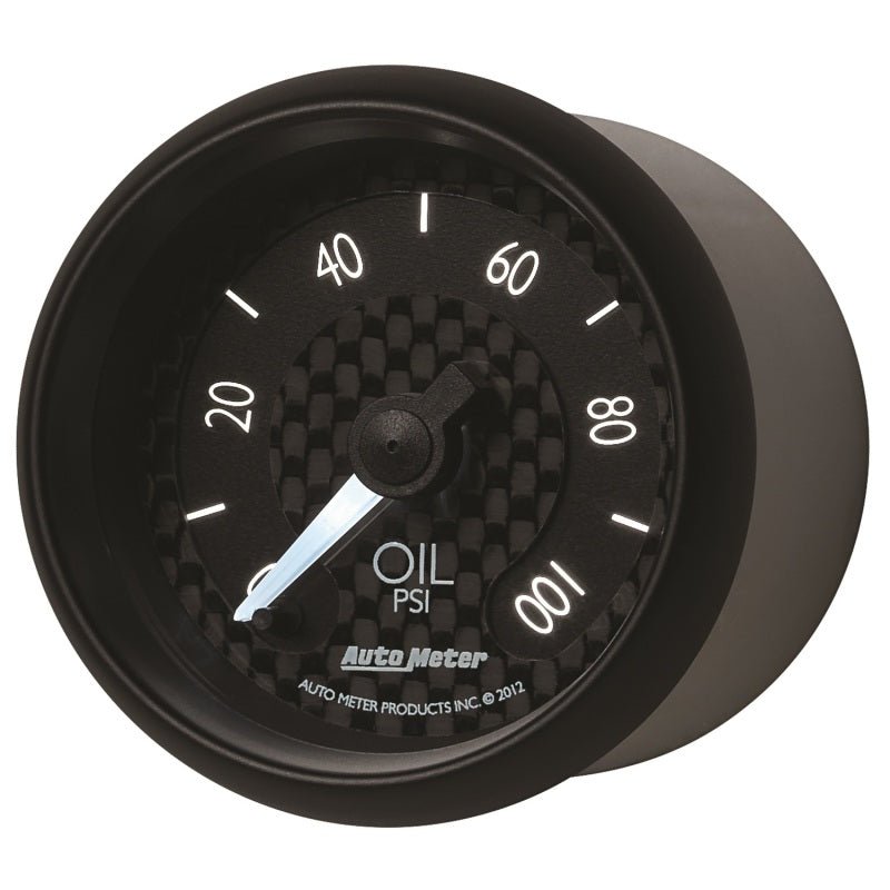 AutoMeter - Autometer GT Series 52mm Full Sweep Electronic 0-100 PSI Oil Pressure Gauge - Demon Performance
