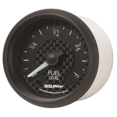 AutoMeter - Autometer GT Series 52mm Full Sweep Electronic 0-280 ohm Fuel Level Programmable Empty-Full Range - Demon Performance