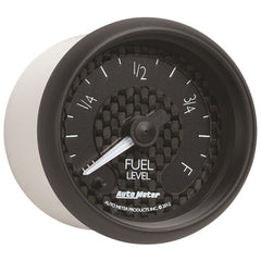 AutoMeter - Autometer GT Series 52mm Full Sweep Electronic 0-280 ohm Fuel Level Programmable Empty-Full Range - Demon Performance