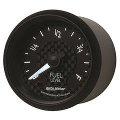 AutoMeter - Autometer GT Series 52mm Full Sweep Electronic 0-280 ohm Fuel Level Programmable Empty-Full Range - Demon Performance